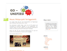 Tablet Screenshot of go-unified.com